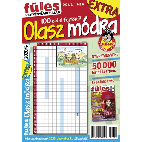 Füles Olasz Módra Extra 2020/6