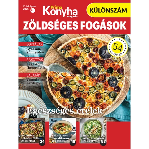 Príma Konyha különszám 2025/5 - zöldsséges ételek