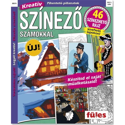 Kreatív Színező számokkal 2017/1